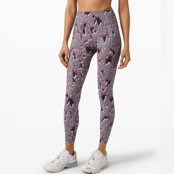 Lululemon Fast and Free High Rise Tight 25" Floral Flux Multi Sz 4 - Picture 2 of 16